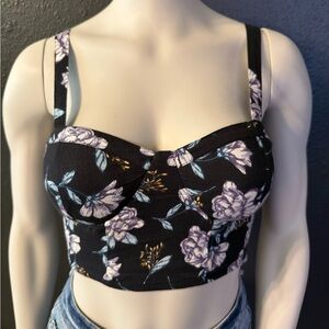 Floral bra top